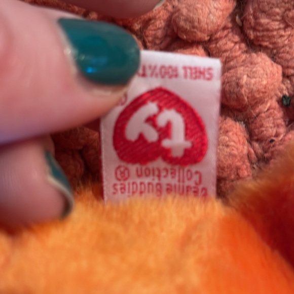 Digger ty beanie baby in excellent condition tag protected - Picture 4 of 5